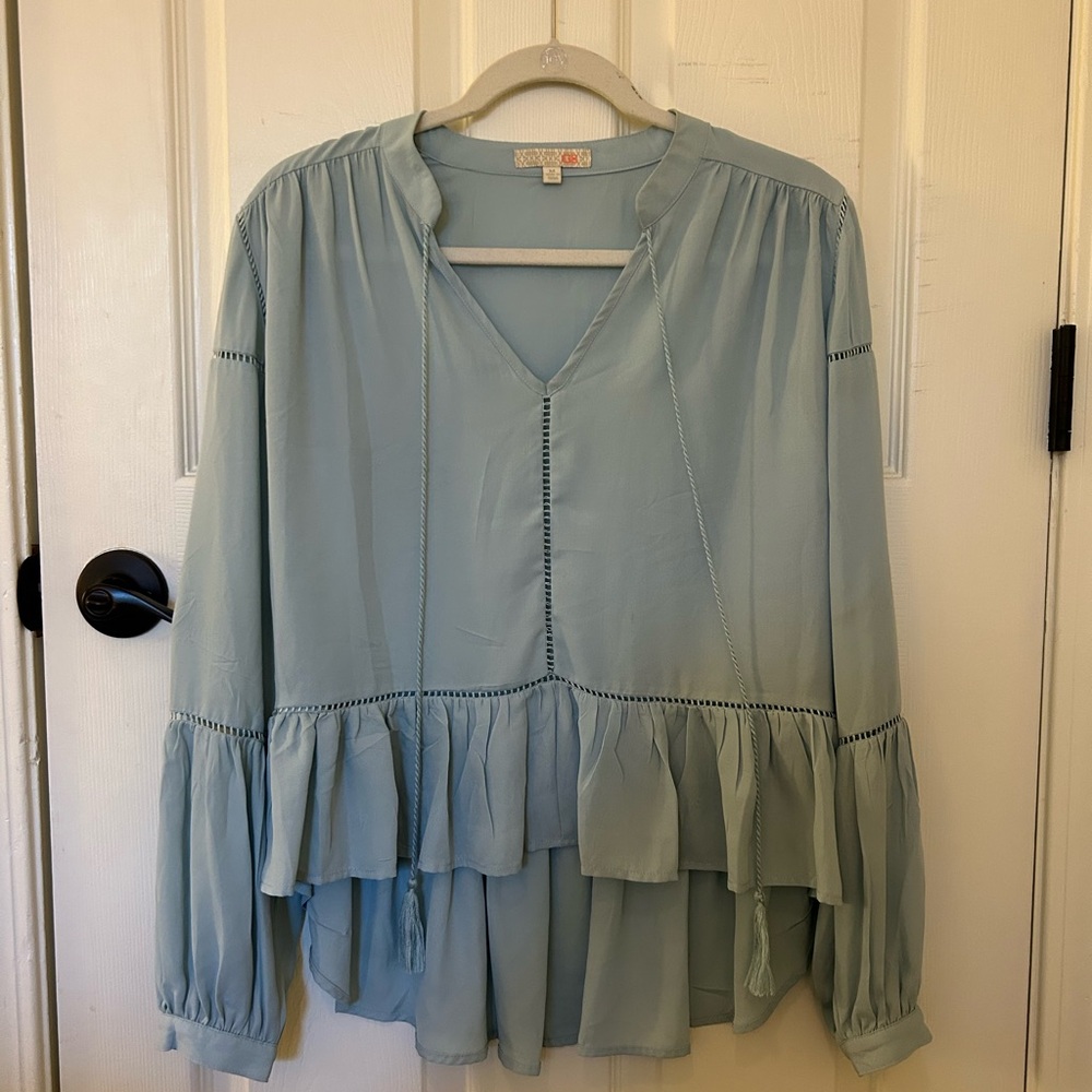 Gianni Bini Light Blue Blouse